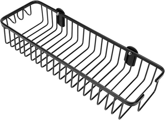 1Pc Wall Mounted Storage Rack No Drill Shelf for Bathroom Kitchen Stylish Organizer for Shampoo Toiletries Functional Design Easy Installation