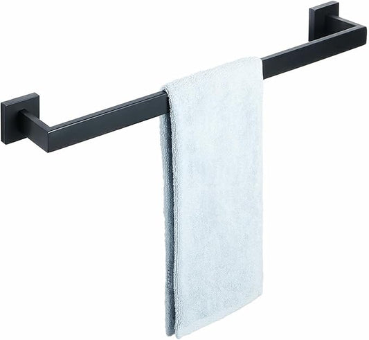 Alise Towel Bar for Bathroom Wall Mounted,24 Inch Towel Racks for Bathroom,SUS304 Stainless Steel Towel Holder Heavy Duty Towel Hanger for Bathroom & Kitchen,Matte Black
