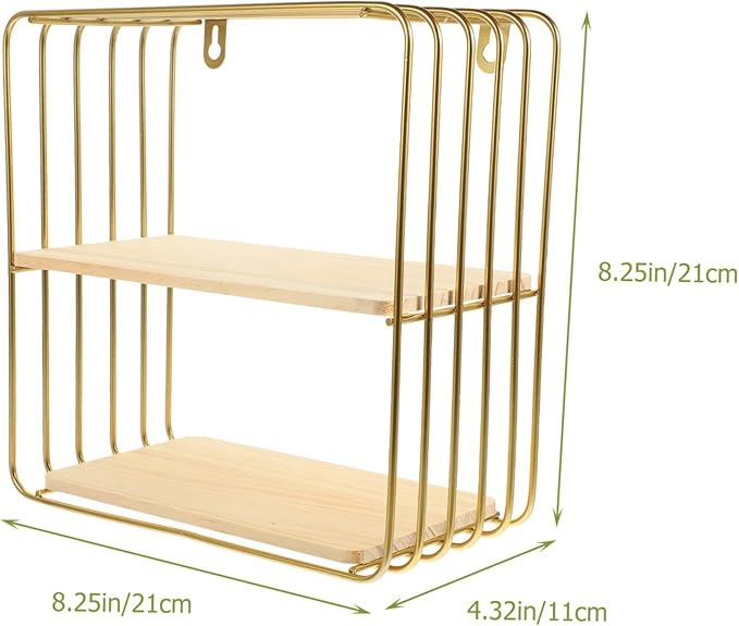 Holibanna No Punching Storage Rack Shelf Bathroom Organizer Wall-Mounted Toilet Storage