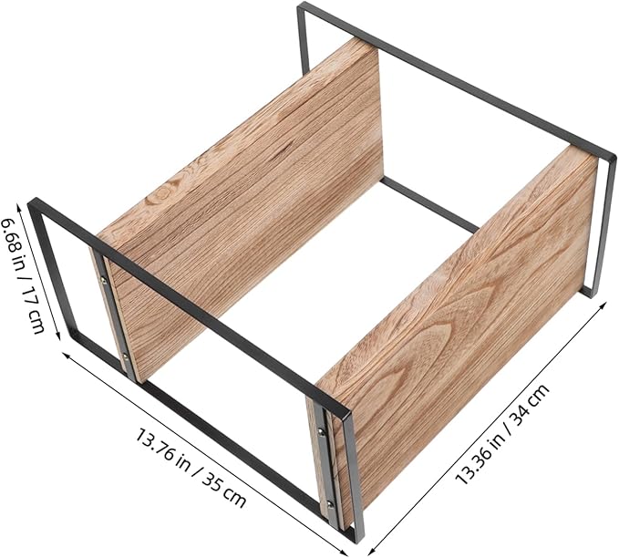 Wooden Bathroom Shelf Stand Toiletry and Spice Rack Sturdy Wood Organizer for Countertop Multi-use Storage for Cosmetics Kitchen and Bathroom