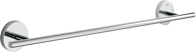Grohe 40459001 BauCosmopolitan Towel Rail 430mm, Polished Chrome