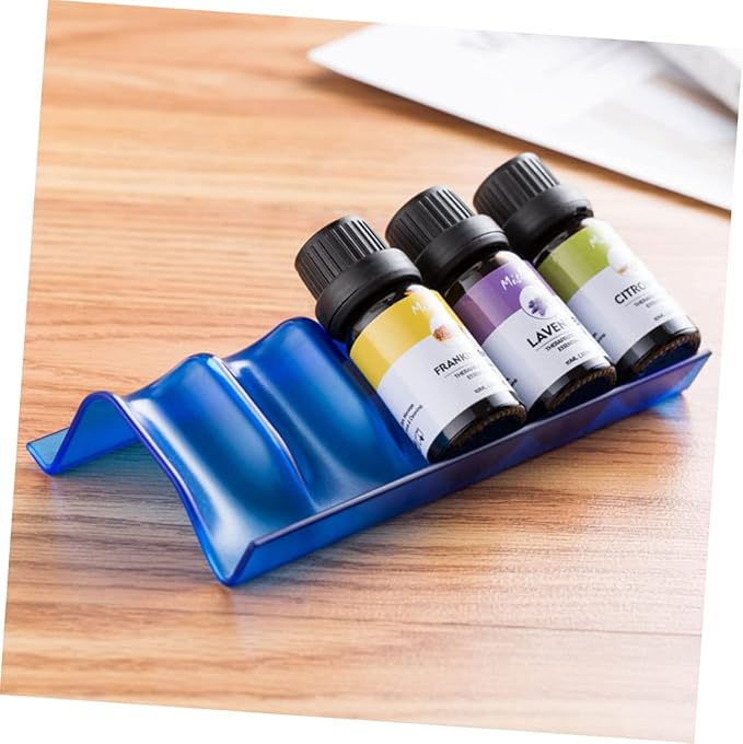 SHINEOFI 3pcs Bottle Storage Rack Foldable Organizer Slots Household Organizer for Desktop and Nightstands
