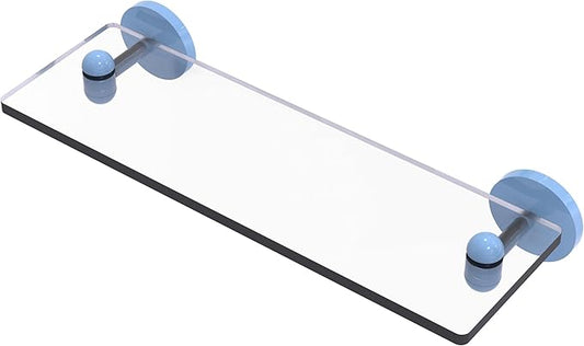 Allied Brass Tango Collection Glass Vanity Shelf with Beveled Edges