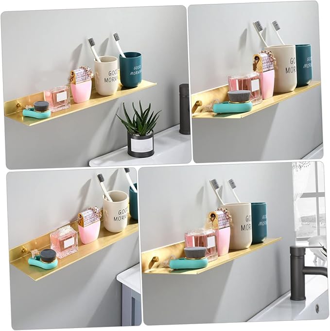 KICHOUSE Toilet Rack Storage Rack for Bathroom Floating Shelves Bathroom Toilet Storage Holder