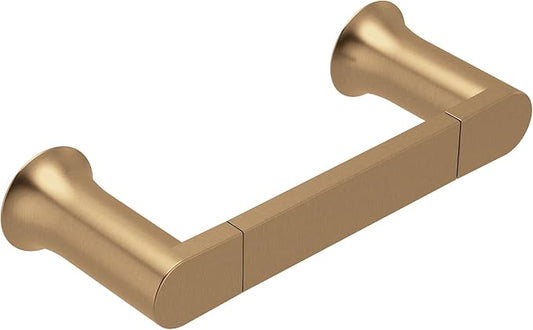 Moen Genta LX Bronzed Gold Modern 6.8-Inch Wall Mounted Hand-Towel Bar for Bathroom or Kitchen, BH3886BZG