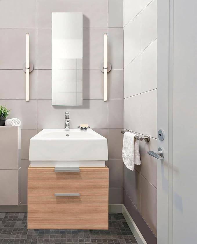 Krugg Medicine Cabinet | Recess or Surface Mount | Blum Hinge 170 Degree Soft Close|(12"x36")