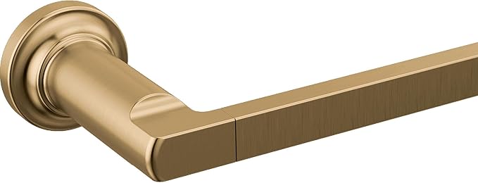 DELTA FAUCET 78908-CZ Tetra 8 in. Hand Towel Bar Bath Hardware Accessory in Champagne Bronze