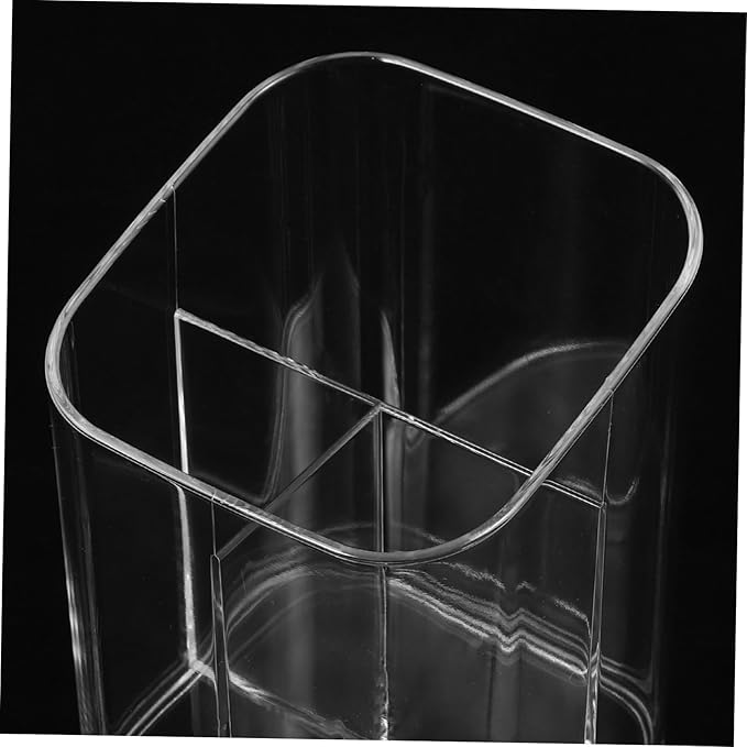 Plastic Makeup Brush Organizers Makeup Brush Holders Storage Compartment for Vanity