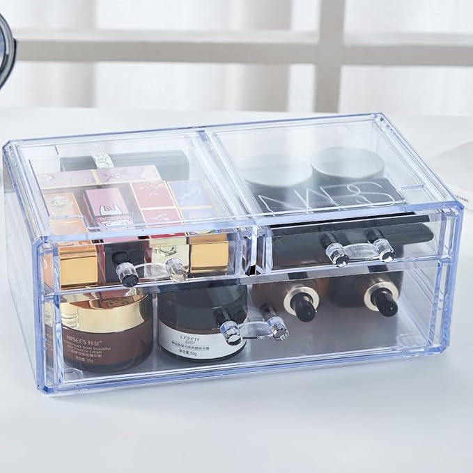 YingDing Cosmetics storage box, stationery sorting box, exquisite display tool (Style D)