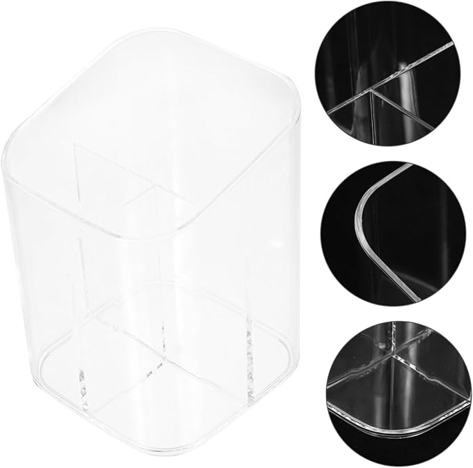 Abaodam Cosmetic Brush Holder Makeup Brush Stand Skincare Holder Desktop Organizer