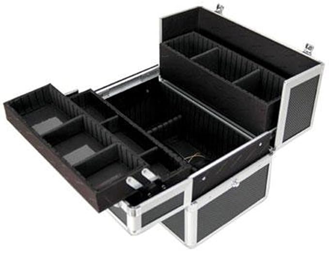 Extendable Trays with Shoulder Strap, Black Hole Finish, 14-1/4 X 8-1/2 X 9-1/4, 8 Pound