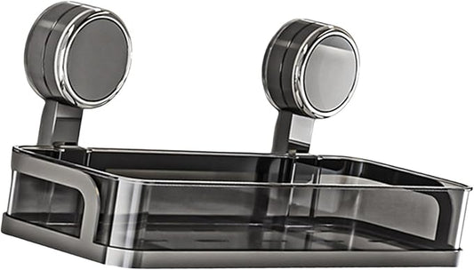 Suction Cup Storage Shelf for Bathroom Wasy Installation Bathroom Organizers Rack Suitable for All Smooth Wall Rental Friendly