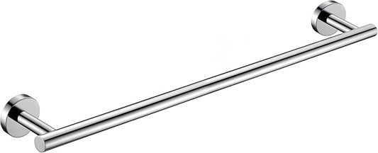 Nolimas Polished Chrome Bath Towel Bar Single Bars Towel Rack Rod Classic Wall Mounted Stainless Steel Bathroom Towel Bar Kitchen Toilet Towel Shelf Single Layer,24inch