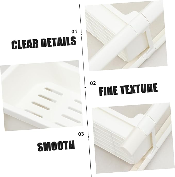ABOOFAN Bathroom Storage Rack Corner Rack Floor Compact -Friendly Plastic Non-Slip Feet