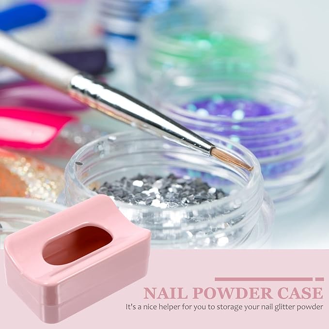 FOMIYES Nail Storage Box Mini Organizer Box for Nail Glitter Manicure Supplies