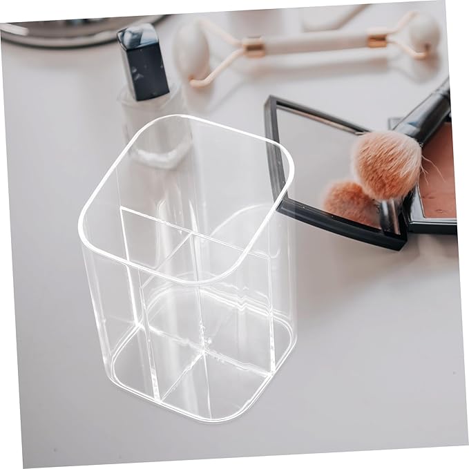 Abaodam Cosmetic Brush Holder Makeup Brush Stand Skincare Holder Desktop Organizer