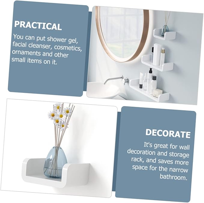 Holibanna Wall Storage Shelves Bathroom Door Organizer Toilet Storage Rack Small Bathroom