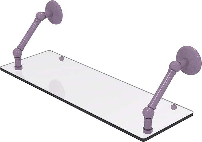 Allied Brass PMC-1-24-LVN Prestige Monte Carlo Collection 24 Inch Floating Glass Shelf, Lavender