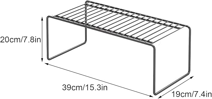 Wall-Mounted No-Drill Bathroom Shelf, Rust-Resistant Iron Floating Shelves with Wire Basket, Space-Saving Storage Organizer for Sink, Toiletries(Black,39cm/15.3)