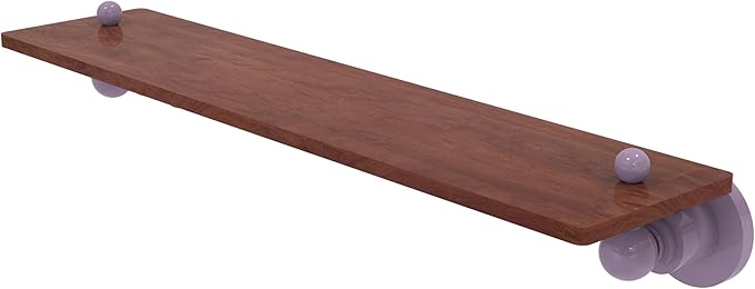 Allied Brass AP-1-22-IRW-LVN Astor Place Collection 22 Inch Solid IPE Ironwood Shelf, Lavender