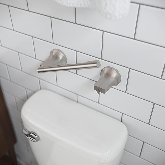 Pfister BPHPFM0GS Pfirst Modern Toilet Paper Holder, Spot Defense Brushed Nickel (Pack of 3)