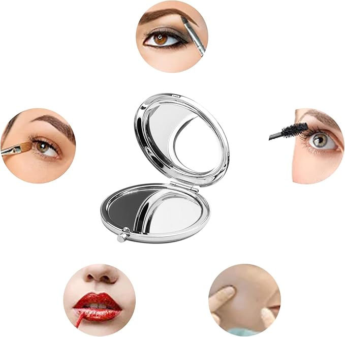 Zuo Bao Inspired Gift Housewife Makeup Mirror Sorry I'm Late I was in Compact Mirror Gift for Mother Girlfriend （Sorry I'm Late）