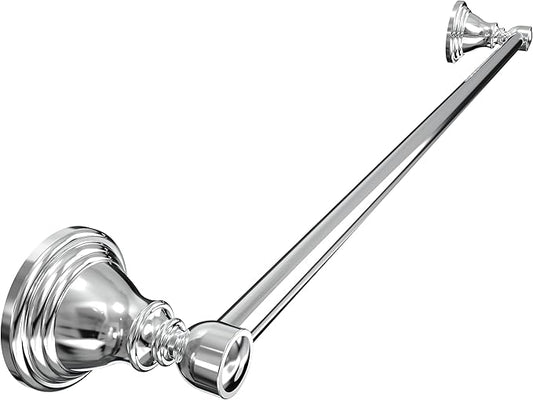 Towel Bar 24inch, Stainless Steel Bathroom Towel Rack Wall Mounted, Heavy Duty Towel Rod, Towel Holders for Bathroom, Kitchen (Chrome)