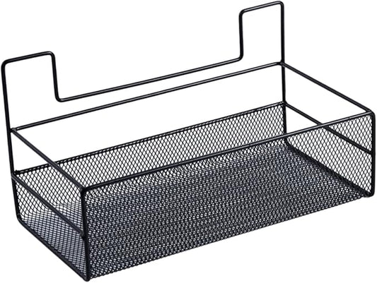VOSAREA Wall-Mounted Storage Rack Wire Baskets for Pantry Bathroom Shelf Organizer