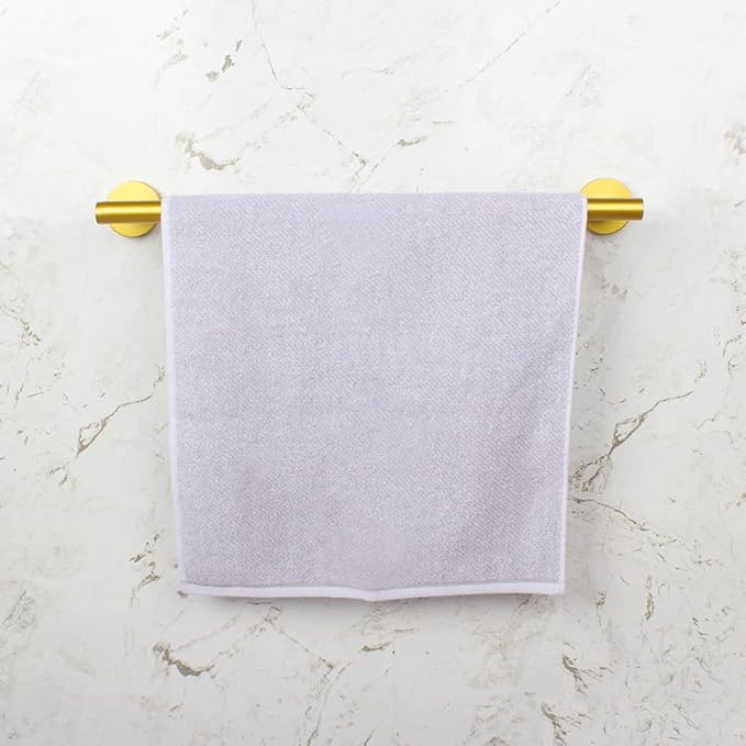 SUS 304 Stainless Steel 18-Inch Hand Towel Bar Gold Towel Rack Holder for Bathroom Wall Mount