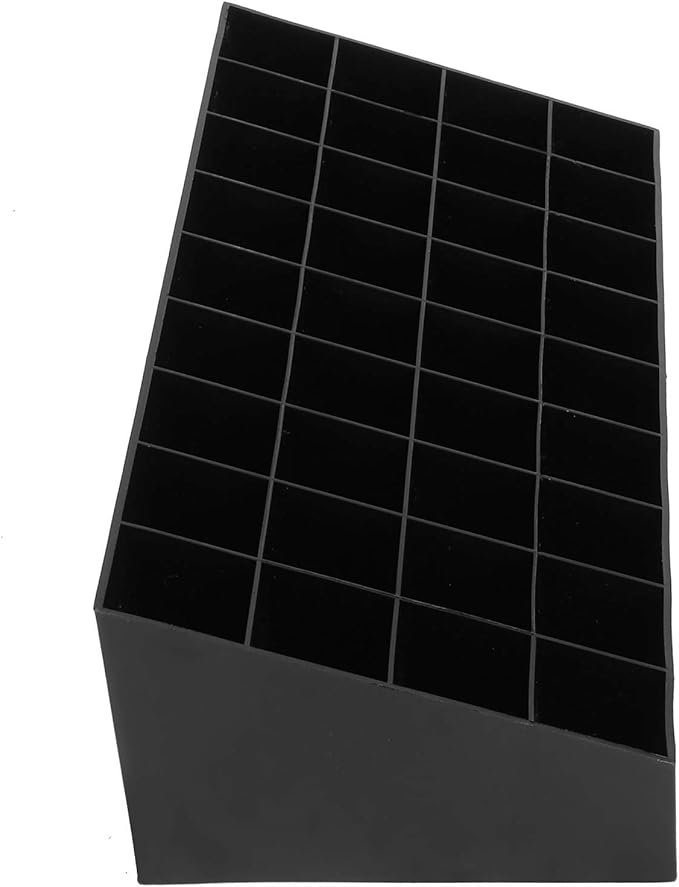 36 Grids Makeup Organizer Storage Box Display Stand Cosmetic Desktop Lipstick Rack Container (Black)