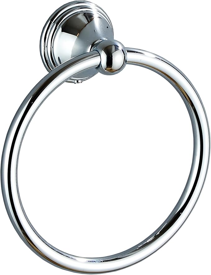 Towel Ring for Bathroom,Chrome Hand Towel Holder 1 Pack, Bathroom Accessories and Towel Racks for Bathroom Wall Mount