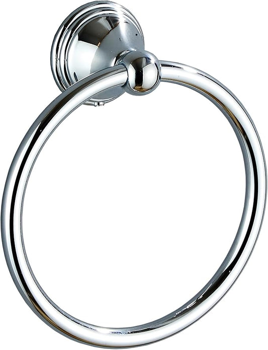 Towel Ring for Bathroom,Chrome Hand Towel Holder 1 Pack, Bathroom Accessories and Towel Racks for Bathroom Wall Mount