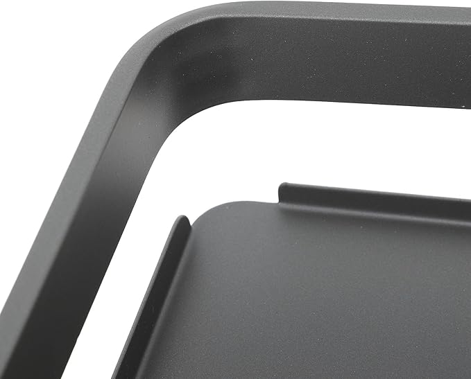 TANIQIACA Simple Aesthetic Wall Mounted Bathroom Rack, Multifunctional Floating Shelves for Bathroom Kitchen Storage, Sturdy Stainless Steel, Large Capacity, Strong Adhesive, No Drill Insta (25cm)