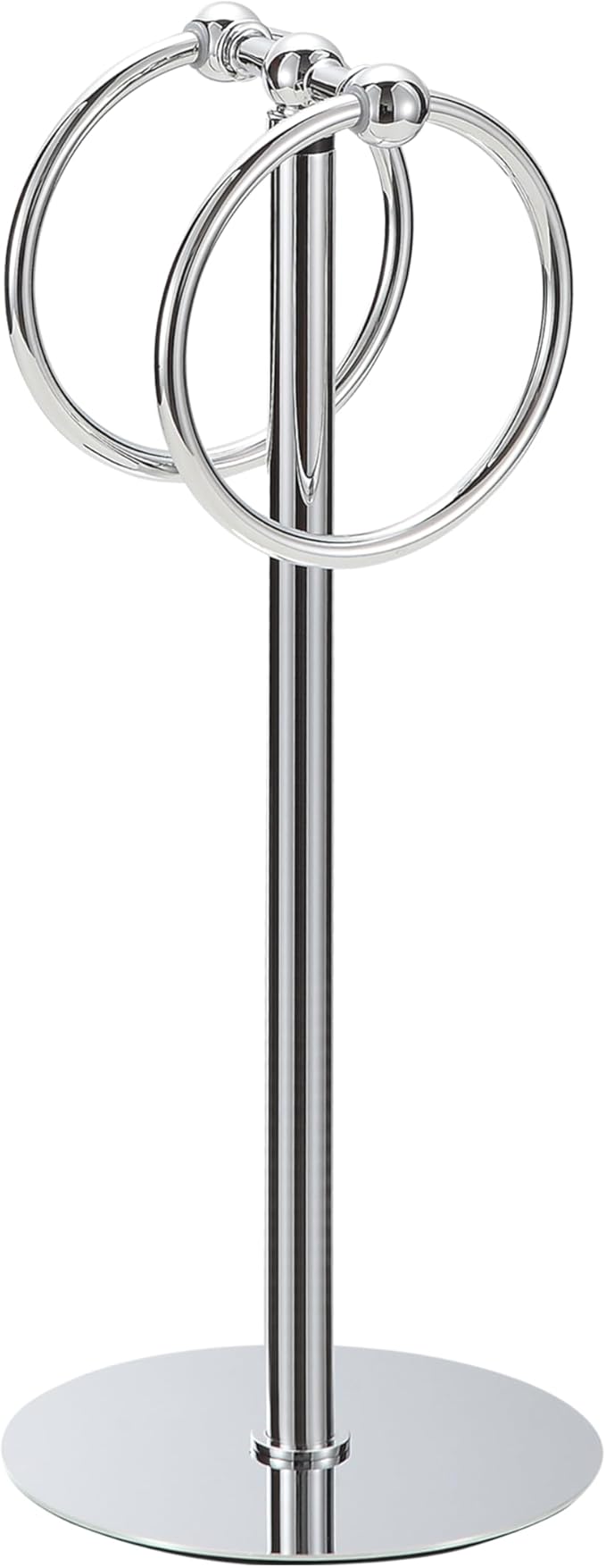 Adjustable Chrome Towel Rack,Freestanding Bathroom Towel Holder