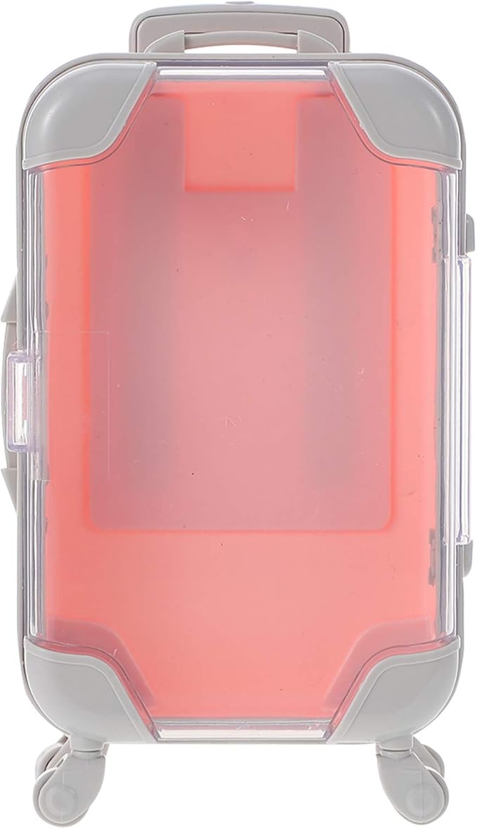 Lurrose 1pc False Eyelash Suitcase False Eyelash Case Organizer Plastic Lash Fake Lash Holder Empty Organizer