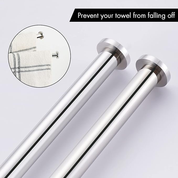 KES Swivel Towel Bar for Bathroom 9-Inch Kitchen Swing Out Double Towel Bar 2-Arm Kitchen Wall Mounted SUS 304 Stainless Steel Polished, A2106S23