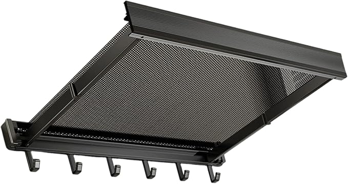 Foldable Wall Mounted Bathroom Shelf for Clothes and Towels Storage Aluminum Alloy Bathroom Storage Rack
