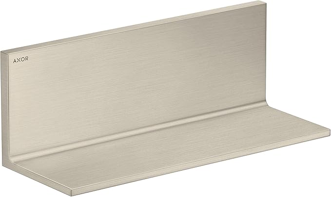 AXOR Universal Rectangular Shelf, 12" in Brushed Nickel, 42644820