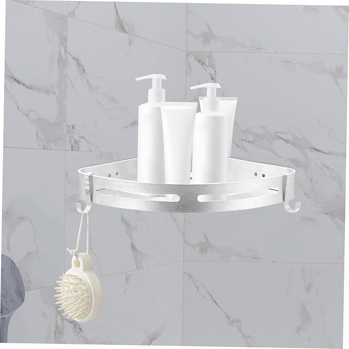 SHOWERORO Storage Rack Triangle Wall-Mounted Shelf for Bathroom Kitchen Garage Tidy Storage