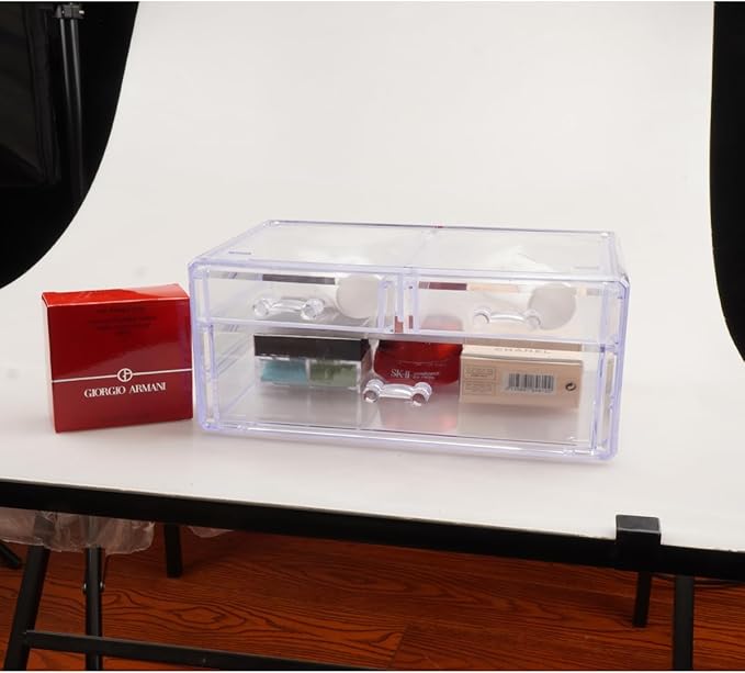 YingDing Cosmetics storage box, stationery sorting box, exquisite display tool (Style D)