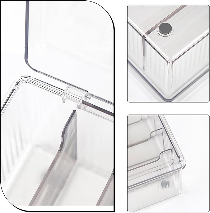 Lash Cart Organizers for Lash Techs Acrylic Eyelash Extension Supplies Makeup Storage Container Display Box Clear