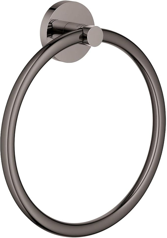 Essentials Towel Ring, Hard Graphite
