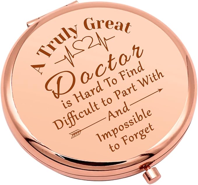 Thank You Gifts for Doctor Compact Makeup Mirror Doctor Gifts for Women Doctor Birthday Gifts Doctor Appreciation Gifts Pocket Makeup Mirror for Her Graduation Retirement Gifts
