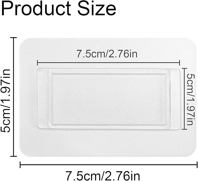 GFWARE Replacement Adhesive Strip for Black Blue Toothbrush Holder Toothpaste Dispenser Wall Mounted (2 PCS)