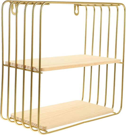 Toilet Storage -Mounted Bathroom Organizer Double-Tier Tension Shelf for Bathroom Kitchen and Toilet Nail-Free Design 1PCS