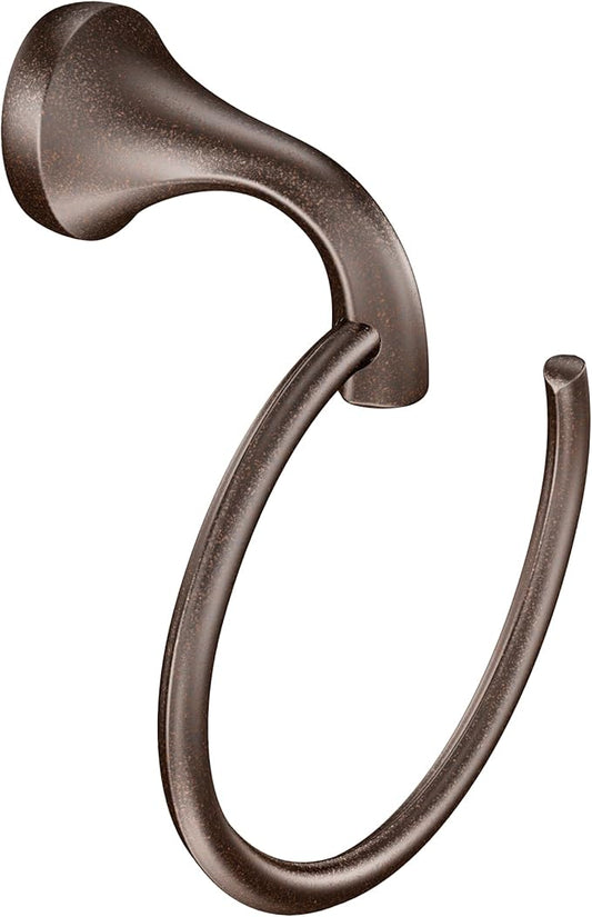 Moen YB2886ORB Eva Bathroom Towel Ring, Oil-Rubbed Bronze
