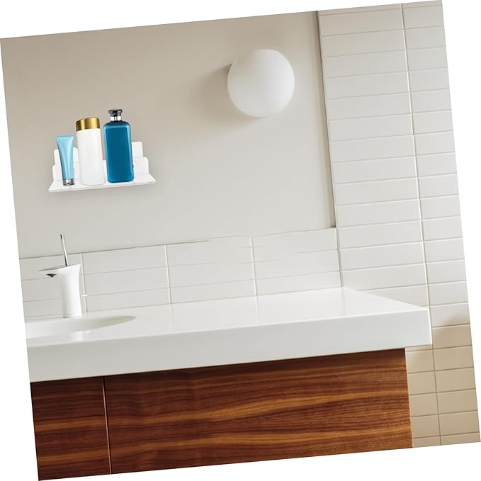 Multi-Functional Wall-Mounted Rack Acrylic Storage Bathroom Shelves Save Space Modern Design