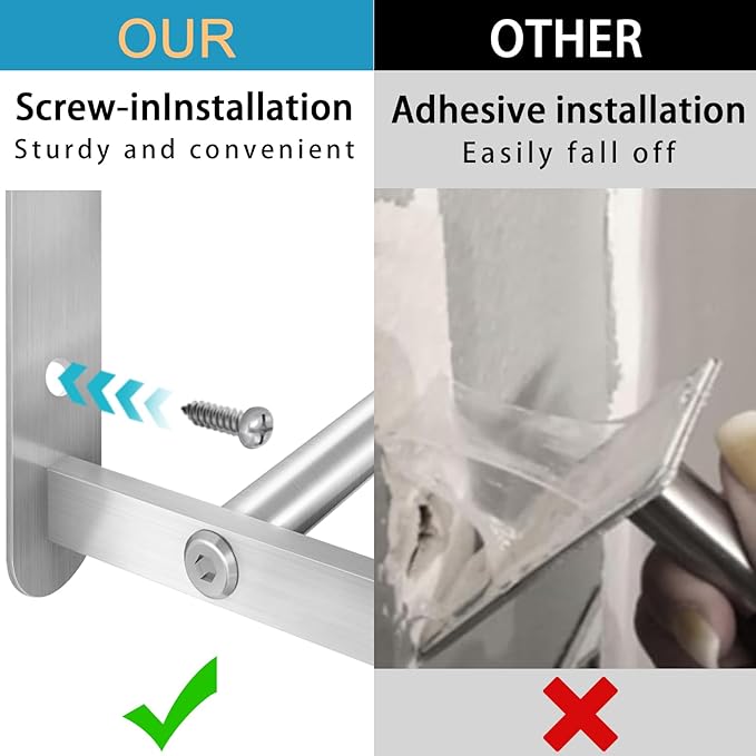 32 in Towel Racks for Bathroom, Bath Towel Shelf with Double Towel Bar, Stainless Steel Towel Storage for Lavatory Wall Mounted, 2-Tier Towel Hanger Towel Holder, Brushed Nickel