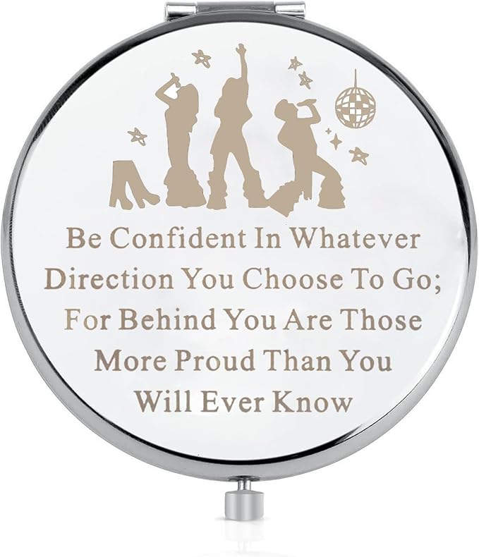 LQRI M Mia Musical Makeup Mirror Musical Gift Musical Lover Gift Drama Gift