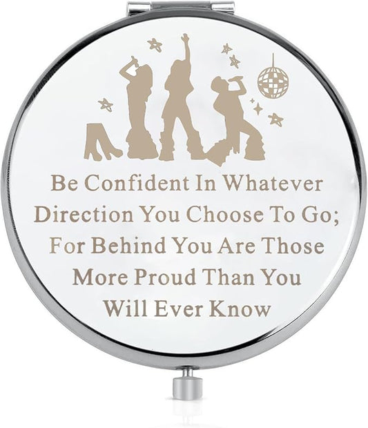 LQRI M Mia Musical Makeup Mirror Musical Gift Musical Lover Gift Drama Gift